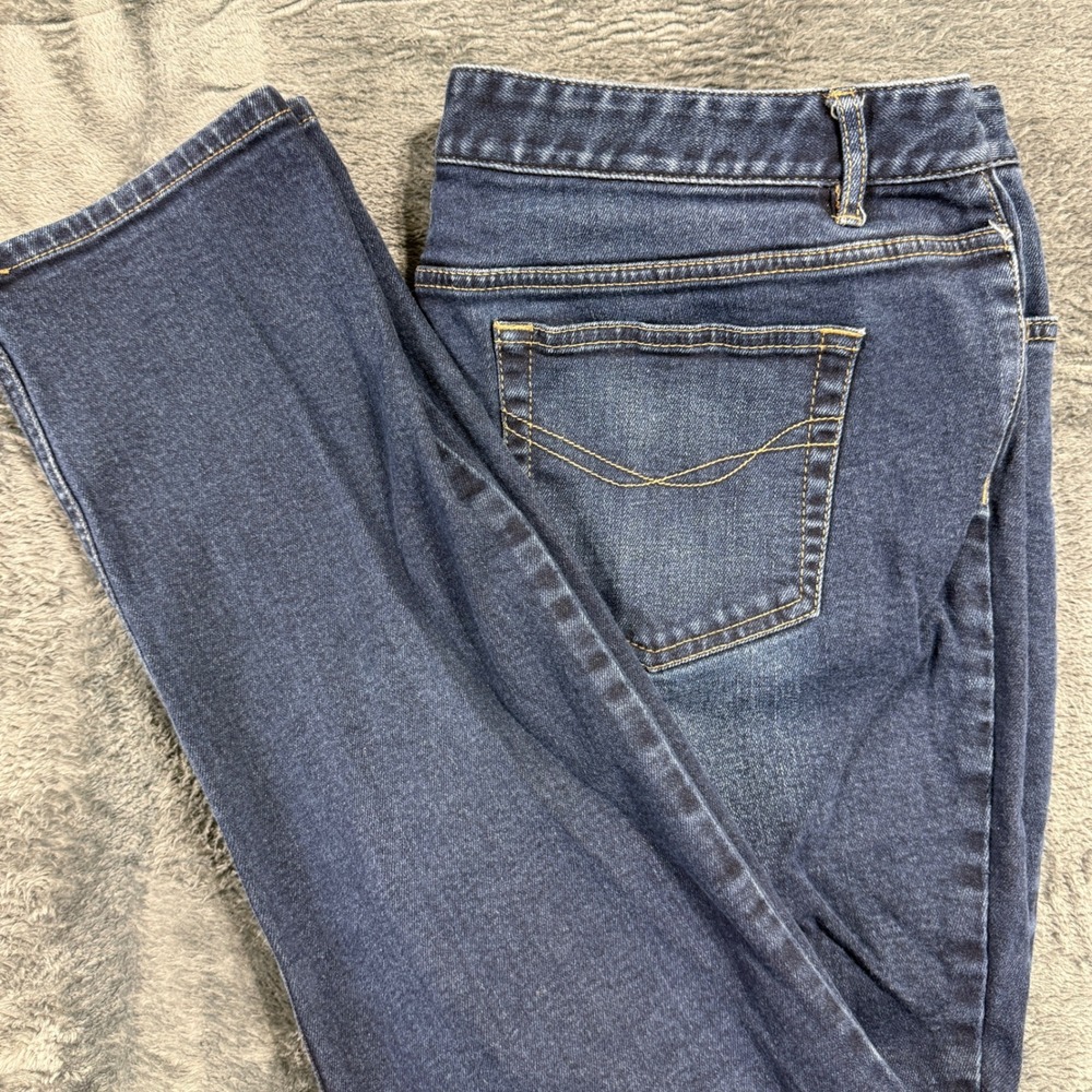 J. Jill Skinny Jeans Dark Wash‎ Stretch Denim Blue Womens Size 16